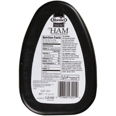 Hormel Black Label Ham Canned - 3 Lb - Image 6