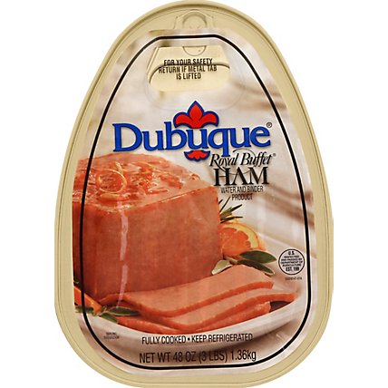Dubuque Royal Buffet Ham Canned - 3 Lb - Image 2