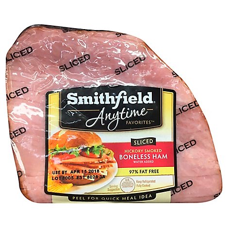 Smithfield Ham Quarter Boneless Sliced - 2 Lb