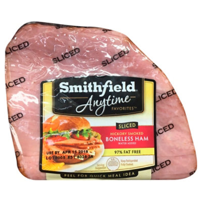 Smithfield Ham Quarter Boneless Sliced - 2 Lb