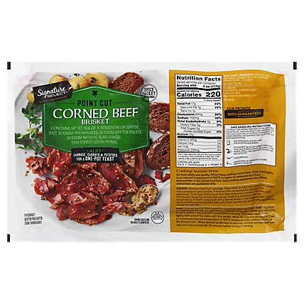 Signature SELECT Beef Corned Beef Brisket Point Cut - 3 Lb - Image 1