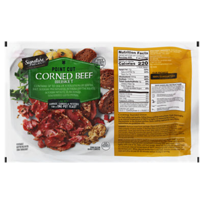 Signature SELECT Corned Beef Brisket Point Cut - 3 Lb - Image 1