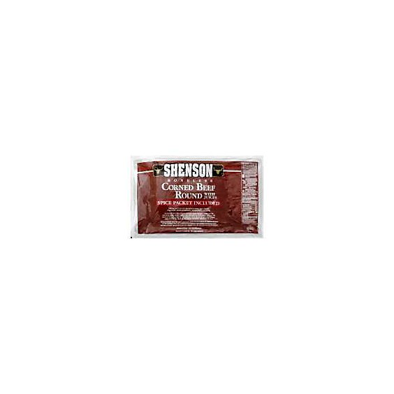 Shensons Corned Beef Boneless Round With Juices - 3.50 LB
