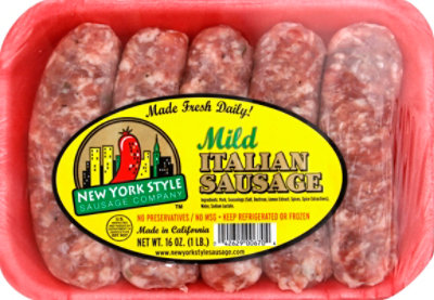 New York Style Sausage Company Sausage Italian Mild Italian - 16 Oz - Image 2