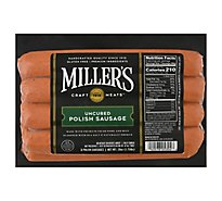 Millers Polish Sausage - 28 Oz