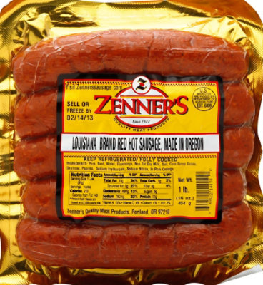 Zenners Sausage Louisiana Red Hot - 16 Oz - Image 2