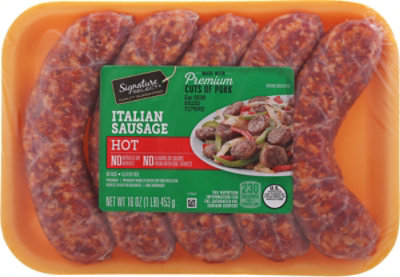 Signature SELECT Italian Hot Sausage - 16 Oz - Image 2