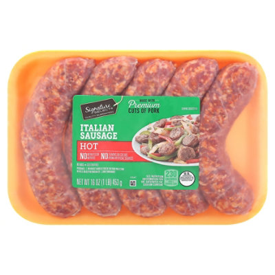 Signature SELECT Sausage Italian Hot - 16 Oz