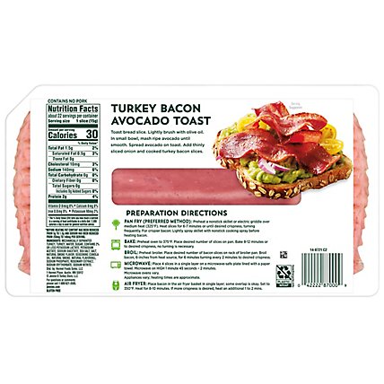 Jennie-O Resealable Turkey Bacon - 12 Oz. - Image 6