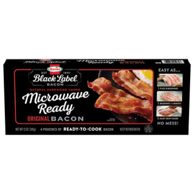 Hormel Black Label Microwave Ready Original Bacon - 12 Oz. - Image 3