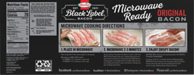 Hormel Black Label Microwave Ready Original Bacon - 12 Oz. - Image 6