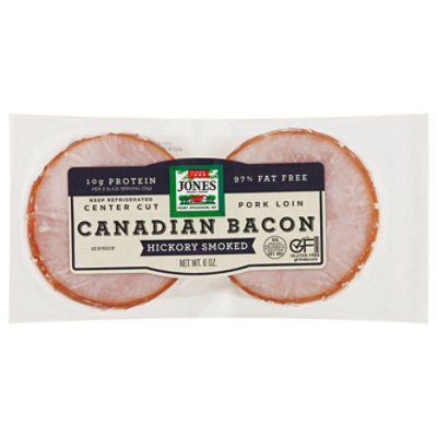 Jones Canadian Bacon - 6 Oz.