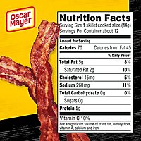 Oscar Mayer Naturally Hardwood Smoked Thick Cut Bacon Slices - 16 Oz - Image 7