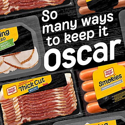 Oscar Mayer Naturally Hardwood Smoked Thick Cut Bacon Slices - 16 Oz - Image 8