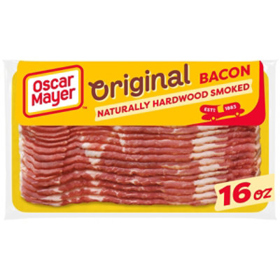 Oscar Mayer Naturally Hardwood Smoked Bacon - 16 Oz - Image 1
