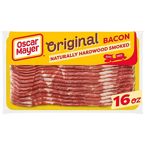 Oscar Mayer Naturally Hardwood Smoked Bacon Slices - 16 Oz