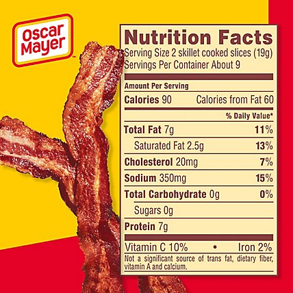 Oscar Mayer Naturally Hardwood Smoked Bacon Slices - 16 Oz - Image 5