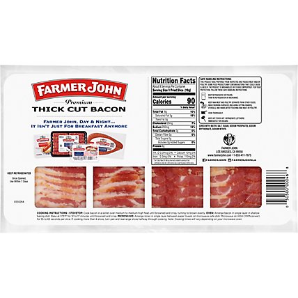 Farmer John Smoked Thick Sliced Bacon - 16 Oz. - Image 6