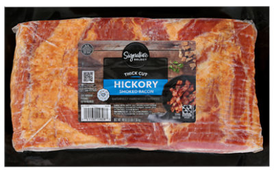 Signature SELECT Bacon Hickory Smoked Thick Cut Value Pack - 48 Oz - Image 1