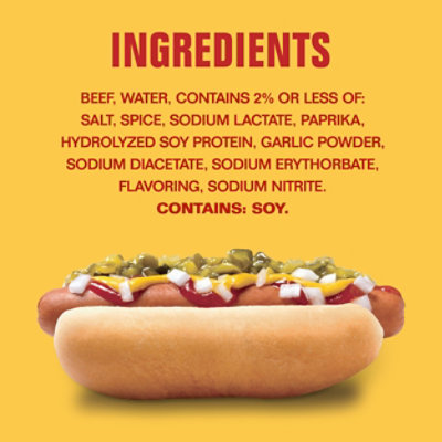 Hebrew National Jumbo Beef Hot Dog Franks - 4-12 oz - Image 5