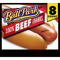 Ball Park Beef Hot Dogs Original Length - 8 Count - Image 2