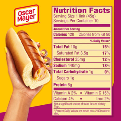 Oscar Mayer Stuffed Cheese Hot Dogs Pack - 10 Count - Image 8