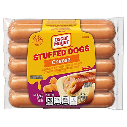 Oscar Mayer Uncured Cheese Hot Dogs Pack - 10 Count - Image 2