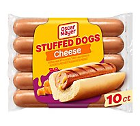 Oscar Mayer Uncured Cheese Hot Dogs Pack - 10 Count