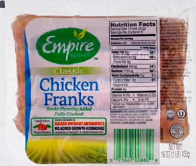 Empire Chicken Franks - 16 Oz - Image 2