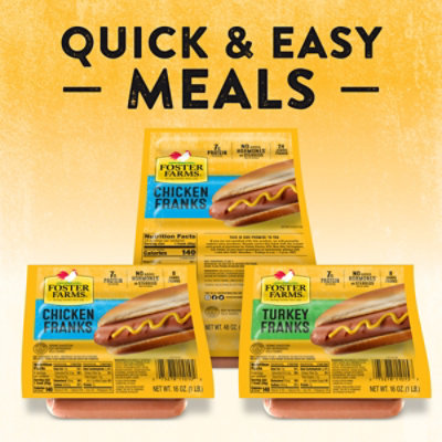 Foster Farms Chicken Franks Value Pack - 3 Lb - Image 8