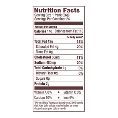 Foster Farms Chicken Franks Value Pack - 3 Lb - Image 5