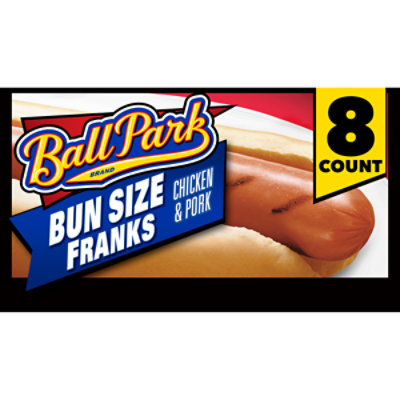 Ball Park Bun Length Classic Hot Dogs - 8 Count - Image 1