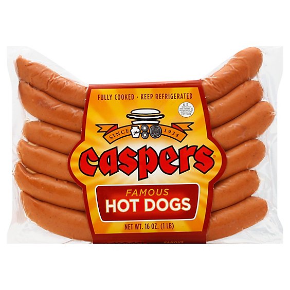 Caspers Famous Hotdogs - 16 Oz