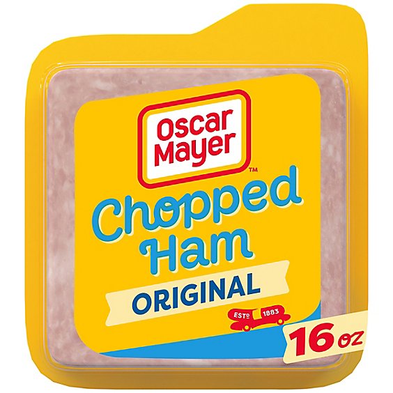 Oscar Mayer Chopped Ham & Water Product Sliced Lunch Meat Pack - 16 Oz