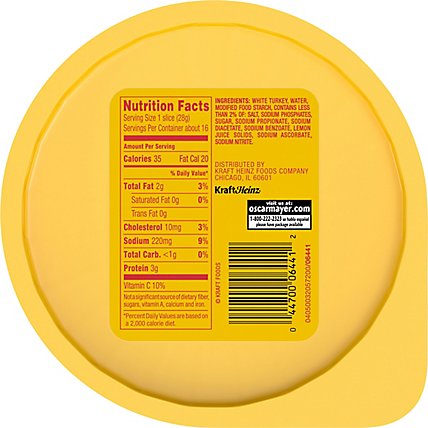 Oscar Mayer Cold Cuts White Turkey Over Roasted Lean - 16 Oz - Image 6