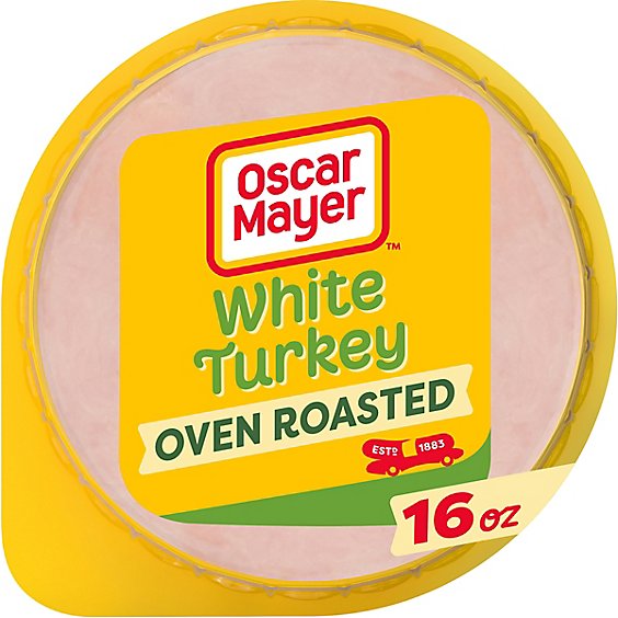 Oscar Mayer Cold Cuts White Turkey Over Roasted Lean - 16 Oz