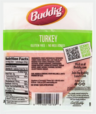 Buddig Turkey Original - 2 Oz - Image 5