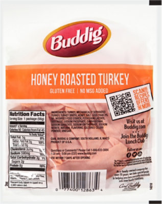 Buddig Original Turkey Honey Roast Thin Sliced - 2.5 Oz - Image 6