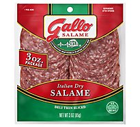 Gallo Salame Deli Thin Sliced Italian Dry Salame - 3 Oz