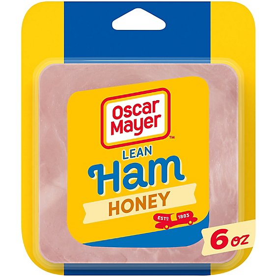 Oscar Mayer Lean Honey Ham Water Added Sliced Lunch Meat Pack - 6 Oz