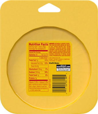 Oscar Mayer Bologna Made With Chicken & Pork Beef Added Sliced Lunch Meat Pack - 8 Oz - Image 8