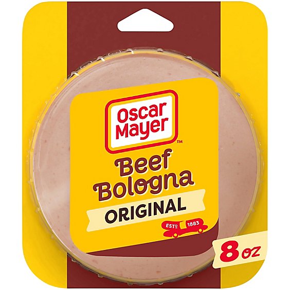 Oscar Mayer Beef Bologna Sliced Lunch Meat Pack - 8 Oz