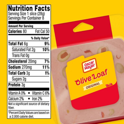 Oscar Mayer Olive Loaf Made With Chicken & Pork Lunch Meat Pack - 8 Oz - Image 7