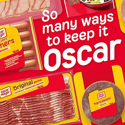 Oscar Mayer Hard Salami Natural Smoke Flavor Added Sliced Lunch Meat Pack - 8 Oz - Image 2