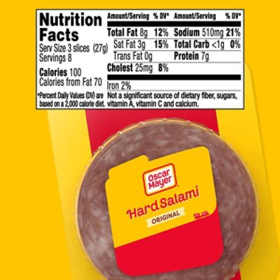 Oscar Mayer Hard Salami Deli Lunch Meat - 8 Oz - Image 7