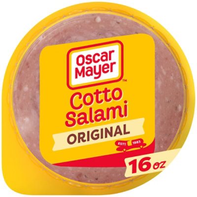 Oscar Mayer Cotto Salami Made with Chicken And Beef Pork Added Sliced Lunch Meat Pack - 16 Oz - Image 1