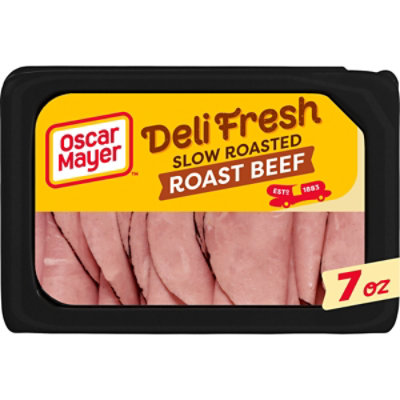 Oscar Mayer Deli Fresh Slow Roasted Roast Beef Sliced Lunch Meat Tray - 7 Oz - Image 1