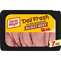 Oscar Mayer Deli Fresh Slow Roasted Roast Beef Sliced Lunch Meat Tray - 7 Oz - Image 1