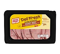 Oscar Mayer Deli Fresh Slow Roasted Roast Beef Sliced Lunch Meat Tray - 7 Oz