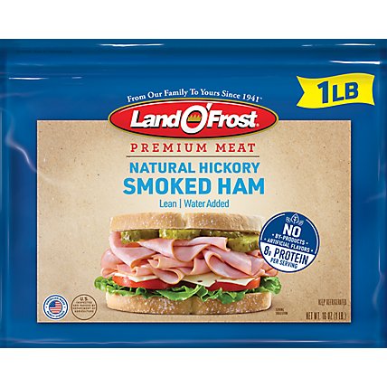 Land O Frost Premium Ham Smoked Thin - 16 Oz - Image 1